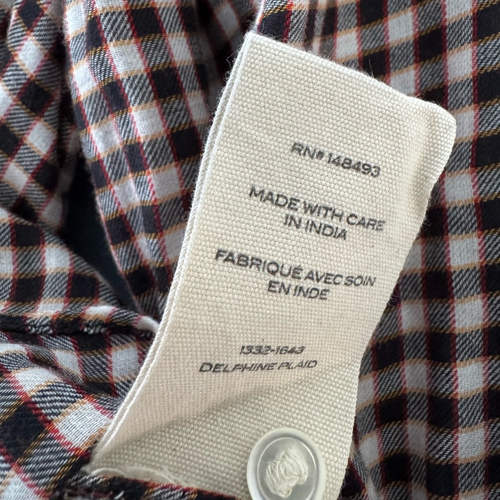 🍂 Doen Hardy top in Delphine Plaid size Large. *see notes pls - Picture 7 of 16